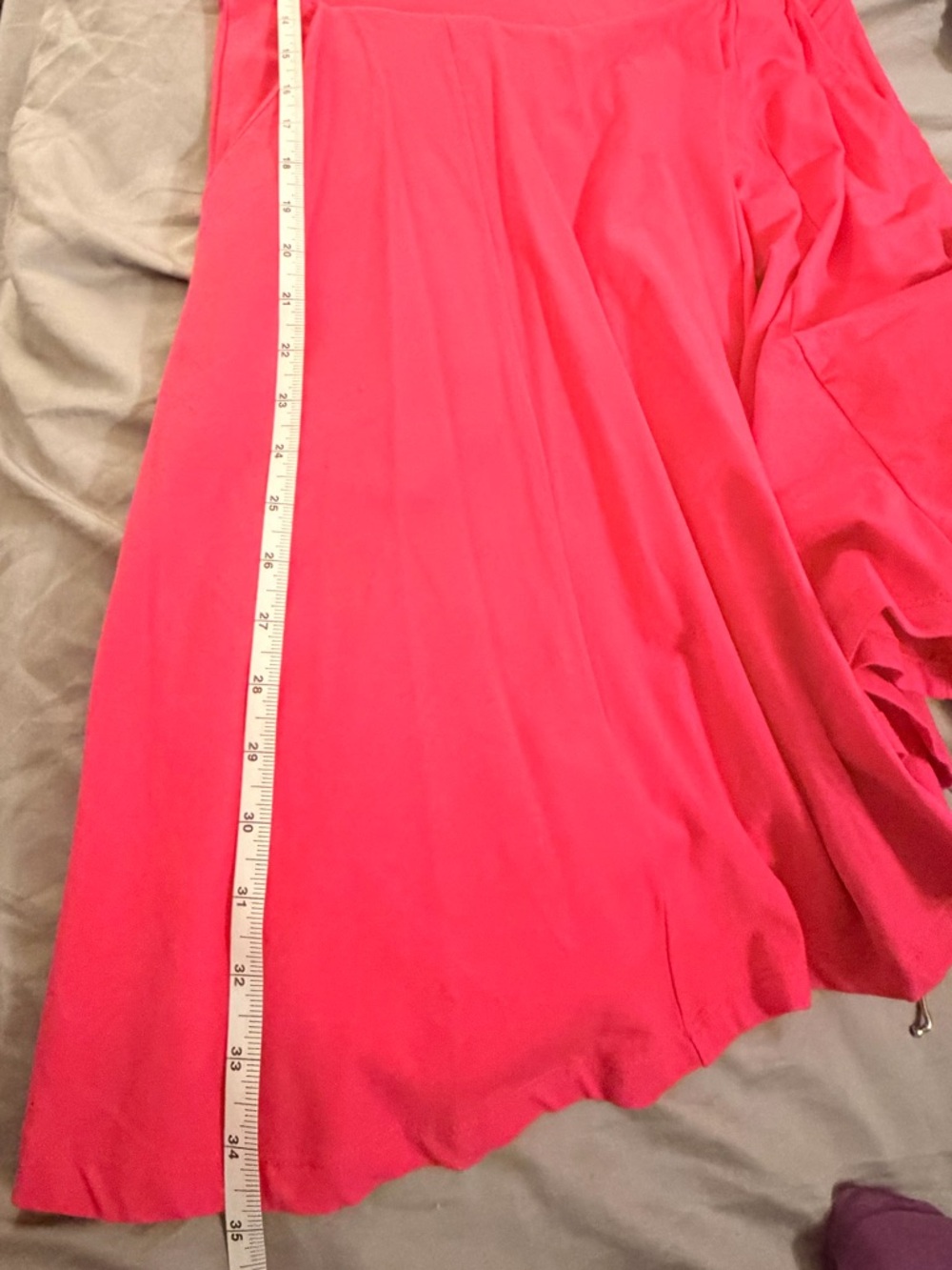 torrid off the shoulder Hot Pink Fit-and-Flare Mini Dress - Picture 5 of 8